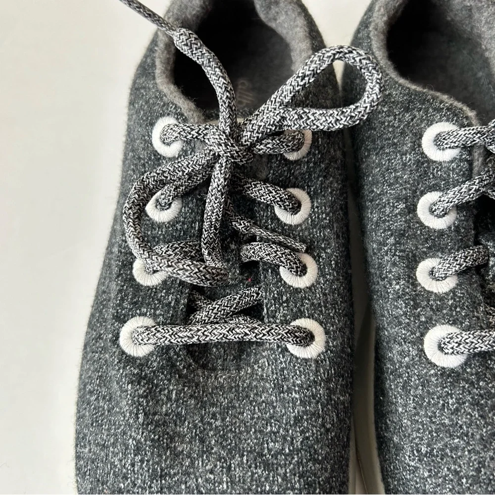 Allbirds Women's Wool Runners Natural Grey with Light Grey Sole 10